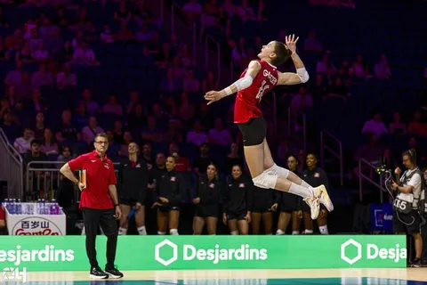 Photo 95 de l'album Ligue des Nations de Volleyball (VNL) – Jour 1 – Québec 2026