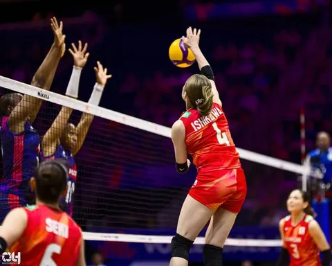 Photo 14 de l'album Ligue des Nations de Volleyball (VNL) – Jour 1 – Québec 2026