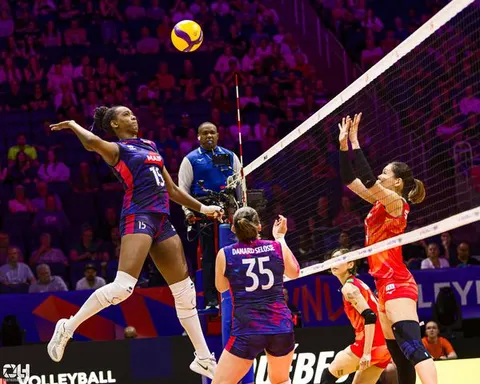 Photo 7 de l'album Ligue des Nations de Volleyball (VNL) – Jour 1 – Québec 2026