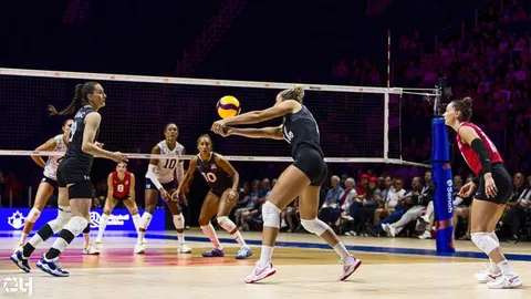 Photo 225 de l'album Ligue des Nations de Volleyball (VNL) – Jour 2 – Québec 2026