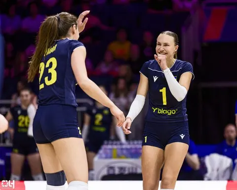 Photo 11 de l'album Ligue des Nations de Volleyball (VNL) – Jour 2 – Québec 2026