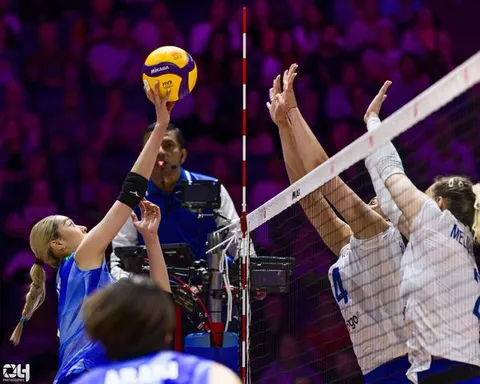 Photo 9 de l'album Ligue des Nations de Volleyball (VNL) – Jour 3 – Québec 2026