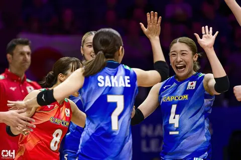 Photo 6 de l'album Ligue des Nations de Volleyball (VNL) – Jour 3 – Québec 2026