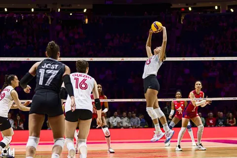Photo 36 de l'album Ligue des Nations de Volleyball (VNL) – Jour 4 – Québec 2026