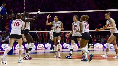 Photo 64 de l'album Ligue des Nations de Volleyball (VNL) – Jour 4 – Québec 2026