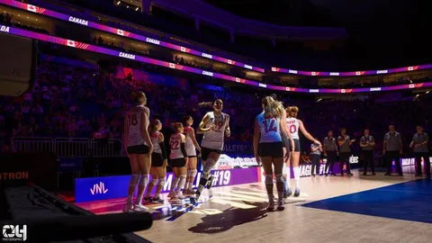 Photo 29 de l'album Ligue des Nations de Volleyball (VNL) – Jour 4 – Québec 2026