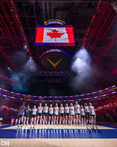 Photo 20 de l'album Ligue des Nations de Volleyball (VNL) – Jour 4 – Québec 2026
