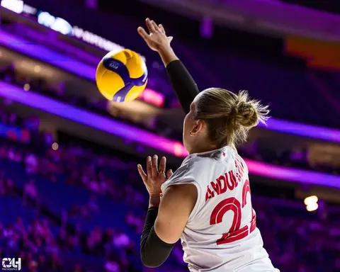 Photo 3 de l'album Ligue des Nations de Volleyball (VNL) – Jour 4 – Québec 2026