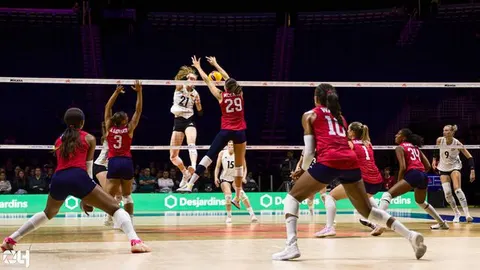 Photo 55 de l'album Ligue des Nations de Volleyball (VNL) – Jour 5 – Québec 2026