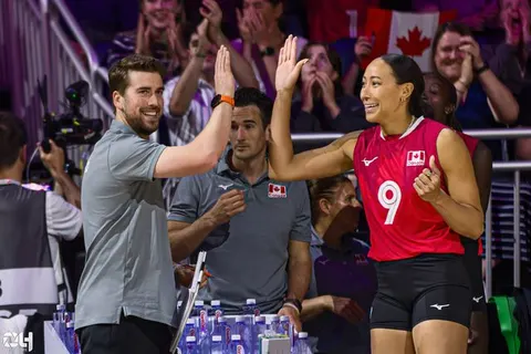 Photo 245 de l'album Ligue des Nations de Volleyball (VNL) – Jour 5 – Québec 2026
