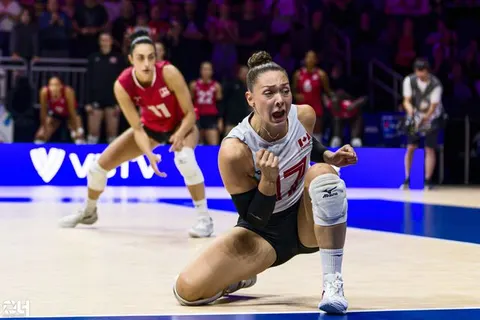 Photo 355 de l'album Ligue des Nations de Volleyball (VNL) – Jour 5 – Québec 2026