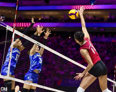 Photo 253 de l'album Ligue des Nations de Volleyball (VNL) – Jour 5 – Québec 2026