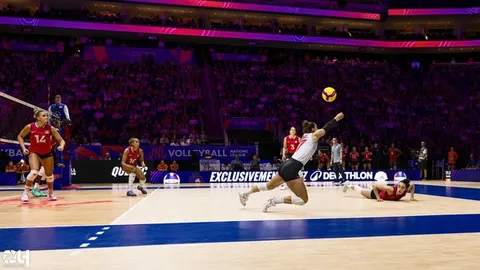 Photo 375 de l'album Ligue des Nations de Volleyball (VNL) – Jour 5 – Québec 2026
