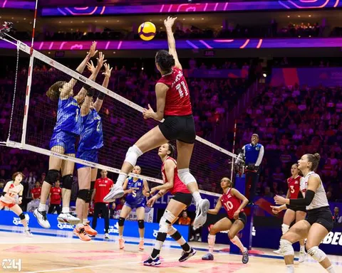 Photo 332 de l'album Ligue des Nations de Volleyball (VNL) – Jour 5 – Québec 2026