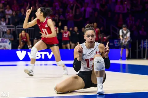Photo 356 de l'album Ligue des Nations de Volleyball (VNL) – Jour 5 – Québec 2026