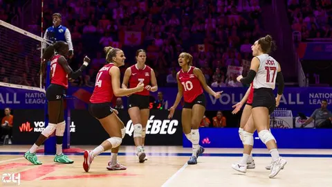 Photo 368 de l'album Ligue des Nations de Volleyball (VNL) – Jour 5 – Québec 2026