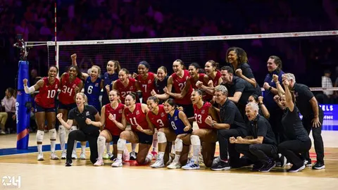 Photo 100 de l'album Ligue des Nations de Volleyball (VNL) – Jour 5 – Québec 2026