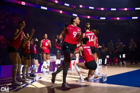 Photo 152 de l'album Ligue des Nations de Volleyball (VNL) – Jour 5 – Québec 2026