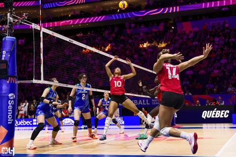 Photo 342 de l'album Ligue des Nations de Volleyball (VNL) – Jour 5 – Québec 2026