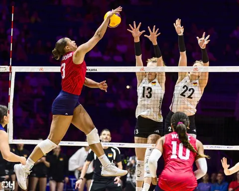 Photo 40 de l'album Ligue des Nations de Volleyball (VNL) – Jour 5 – Québec 2026