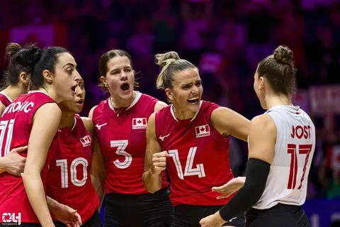 Photo 349 de l'album Ligue des Nations de Volleyball (VNL) – Jour 5 – Québec 2026