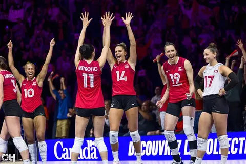 Photo 358 de l'album Ligue des Nations de Volleyball (VNL) – Jour 5 – Québec 2026