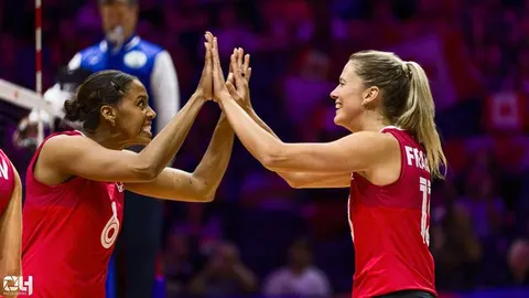 Photo 240 de l'album Ligue des Nations de Volleyball (VNL) – Jour 5 – Québec 2026