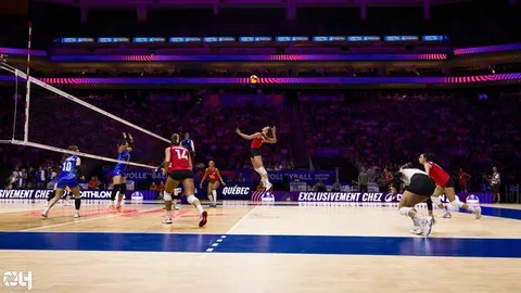 Photo 376 de l'album Ligue des Nations de Volleyball (VNL) – Jour 5 – Québec 2026