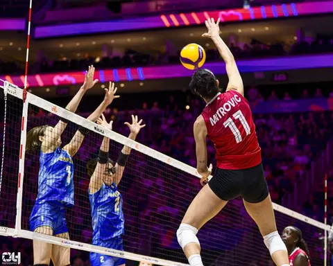 Photo 325 de l'album Ligue des Nations de Volleyball (VNL) – Jour 5 – Québec 2026