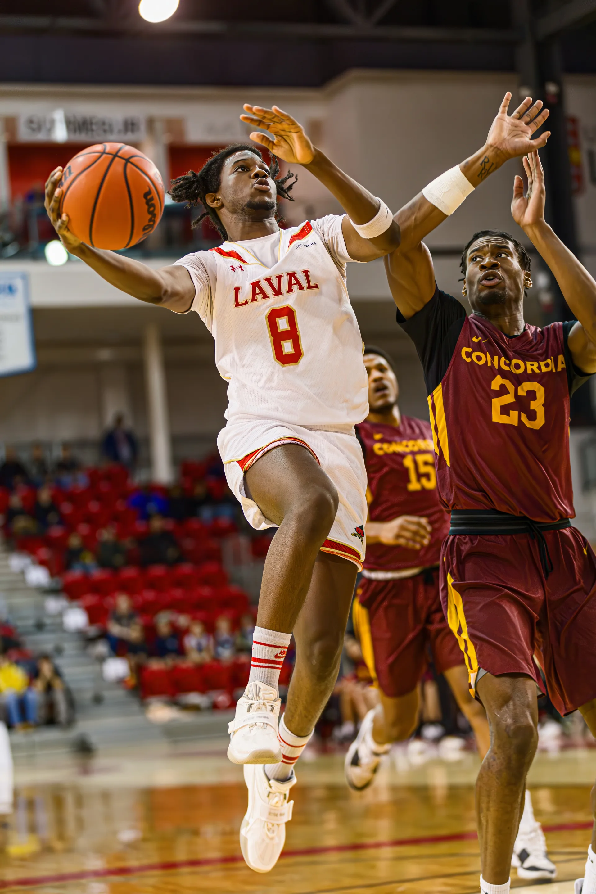 Basketball Rouge et Or de l'Université Laval vs Stingers de l'Université Concordia